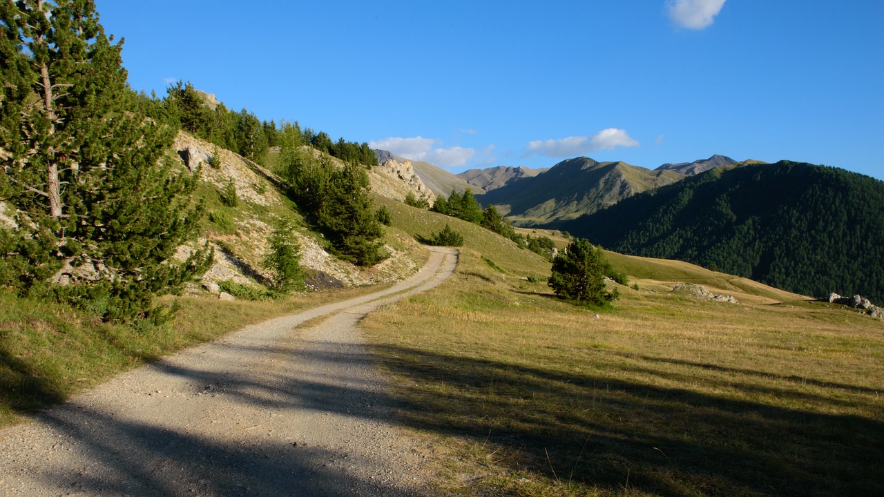Image - landscape road nature mountain sky