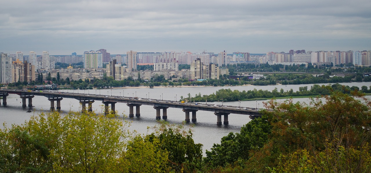 Image - kiev ukraine river bridge travel
