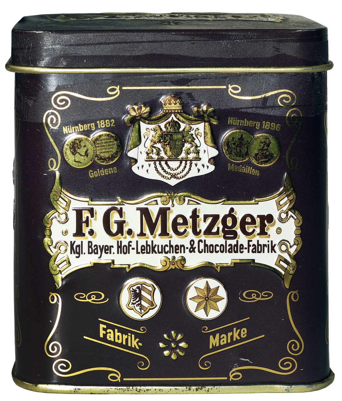 Image - box gingerbread dose tin can rifle