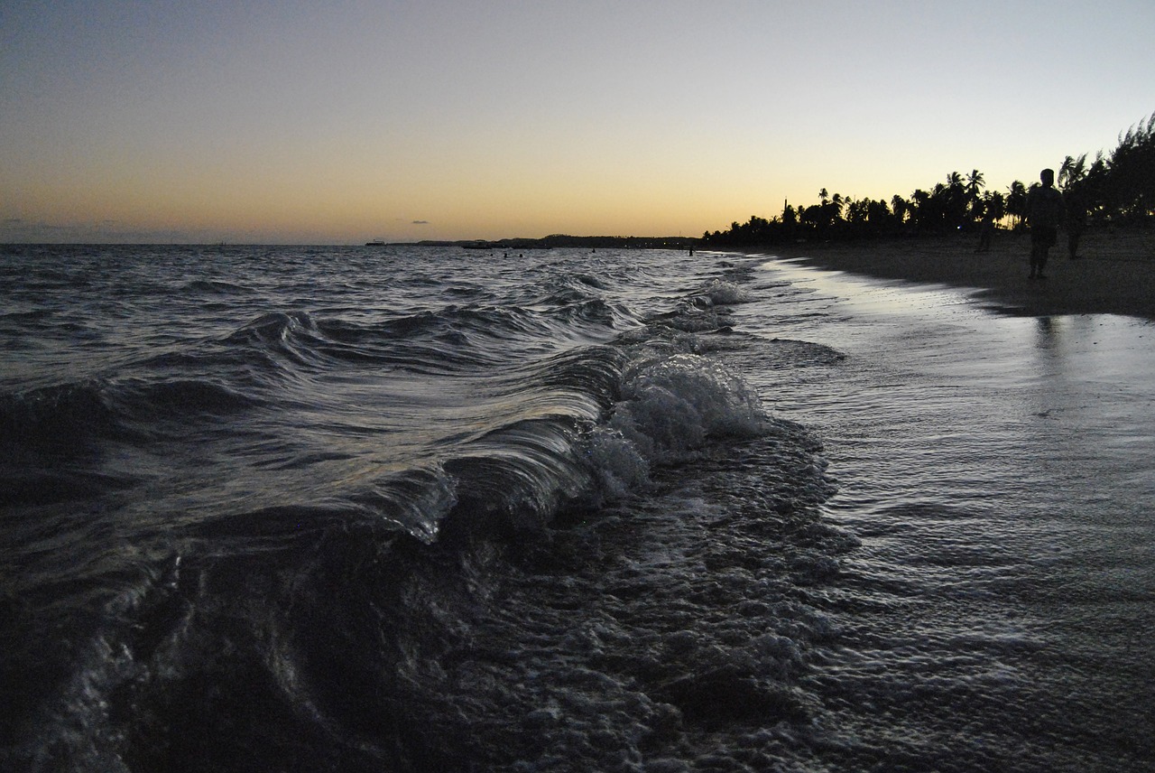 Image - sea sunset sundown sky sun ocean