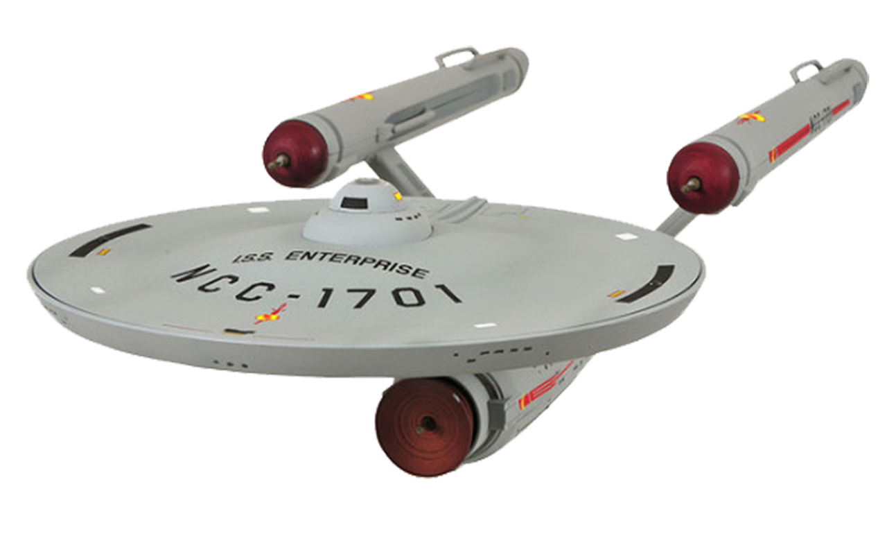 Image - spaceship model isolated enterprise