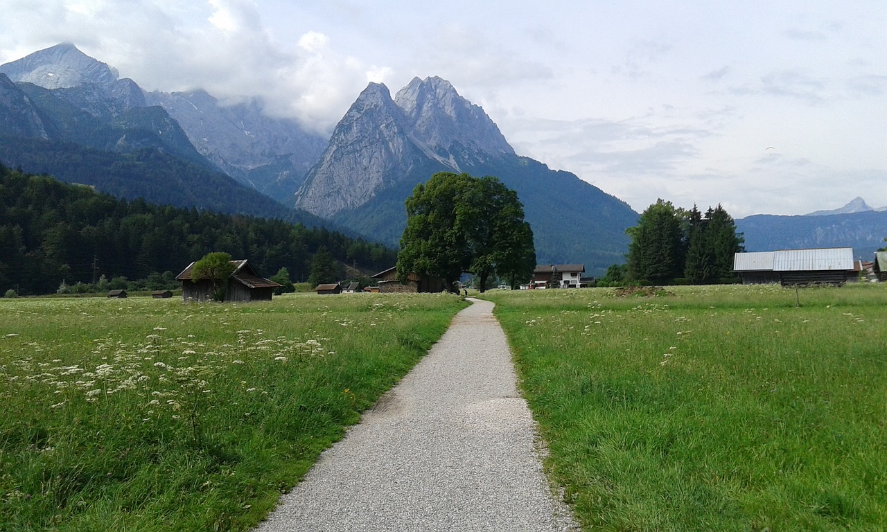 Image - zugspitze nature sky hiking