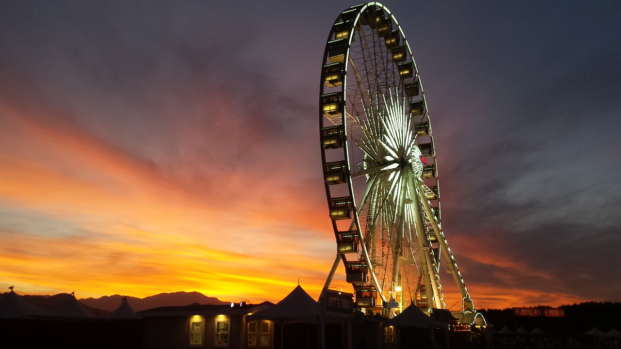 Image - stagecoach ferris wheel sunset