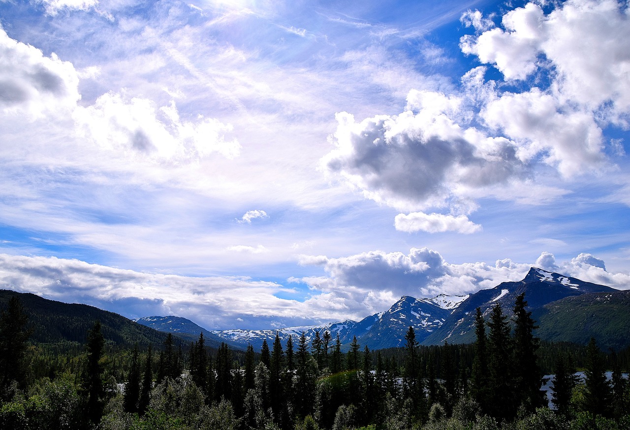 Image - sky mountains norway nordland