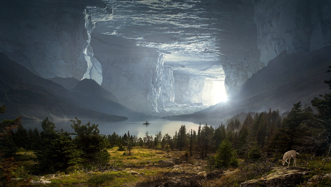 Image - fantasy cave mystical rock stone