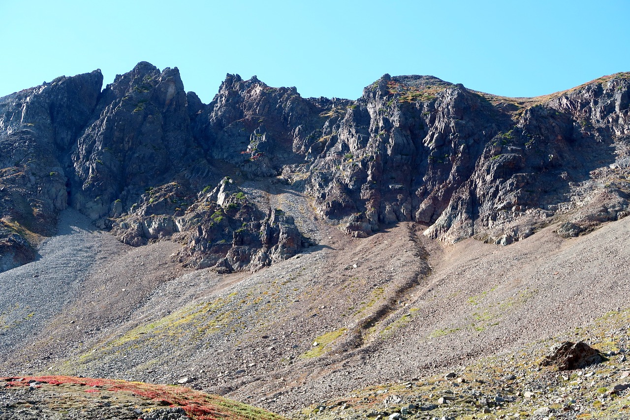 Image - mountains rocks an ancient volcano