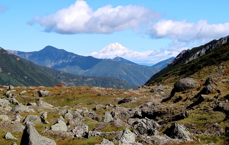 Image - mountains rocks an ancient volcano