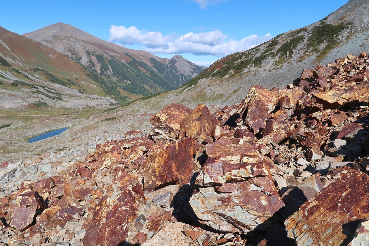 Image - mountains rocks an ancient volcano