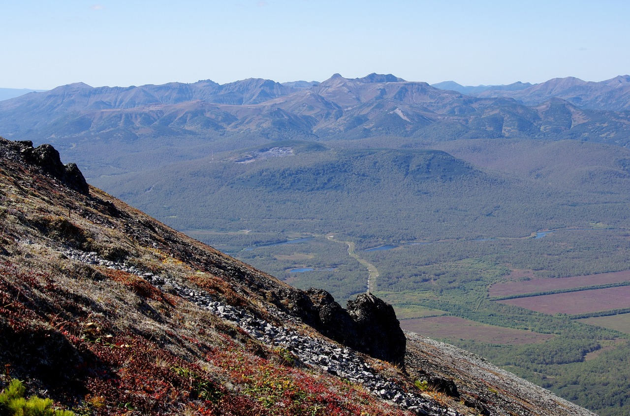 Image - mountains rocks stones lava lake