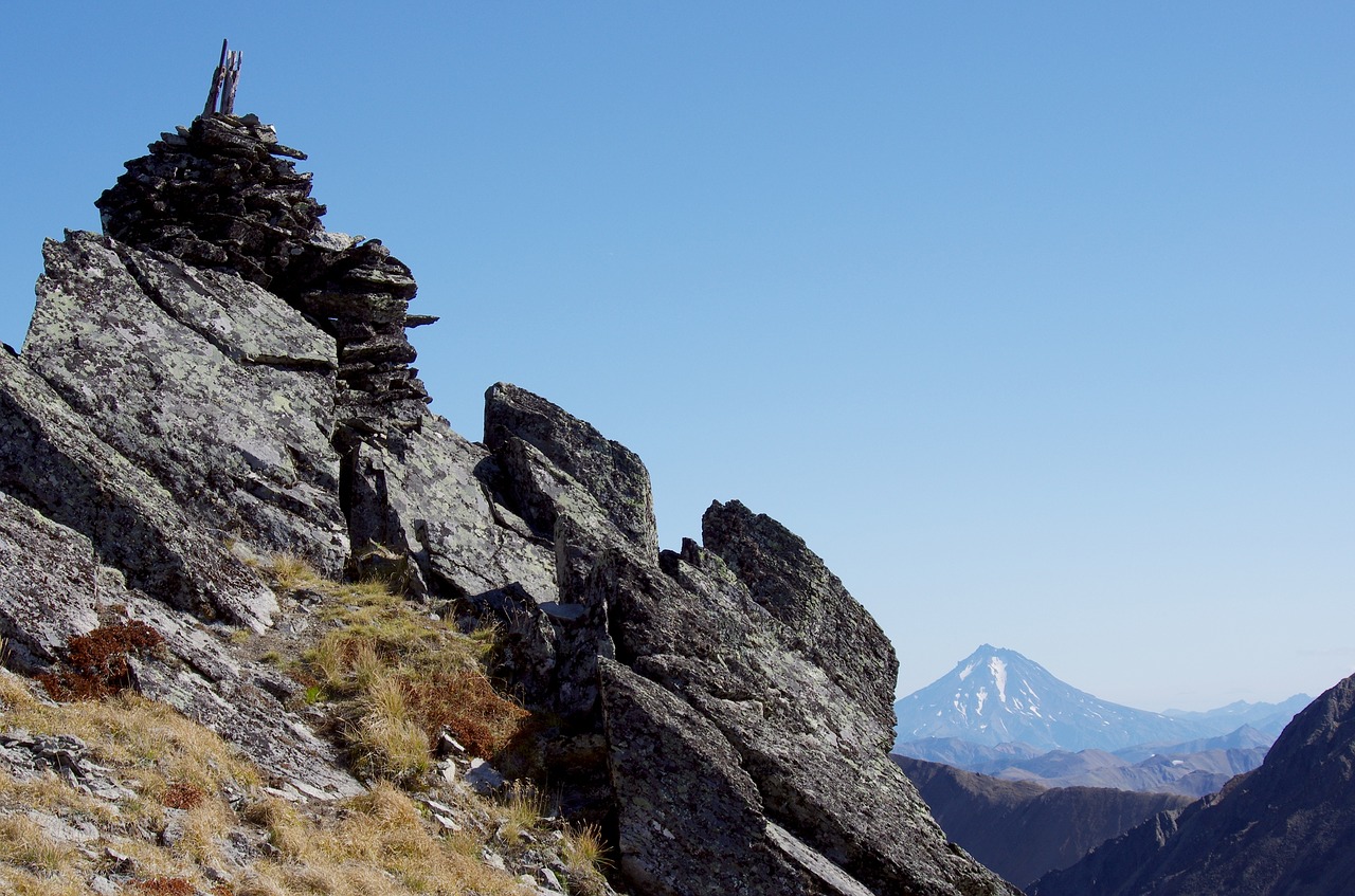 Image - mountains rocks stones lava lake