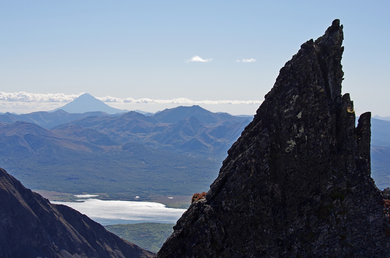 Image - mountains rocks stones lava lake