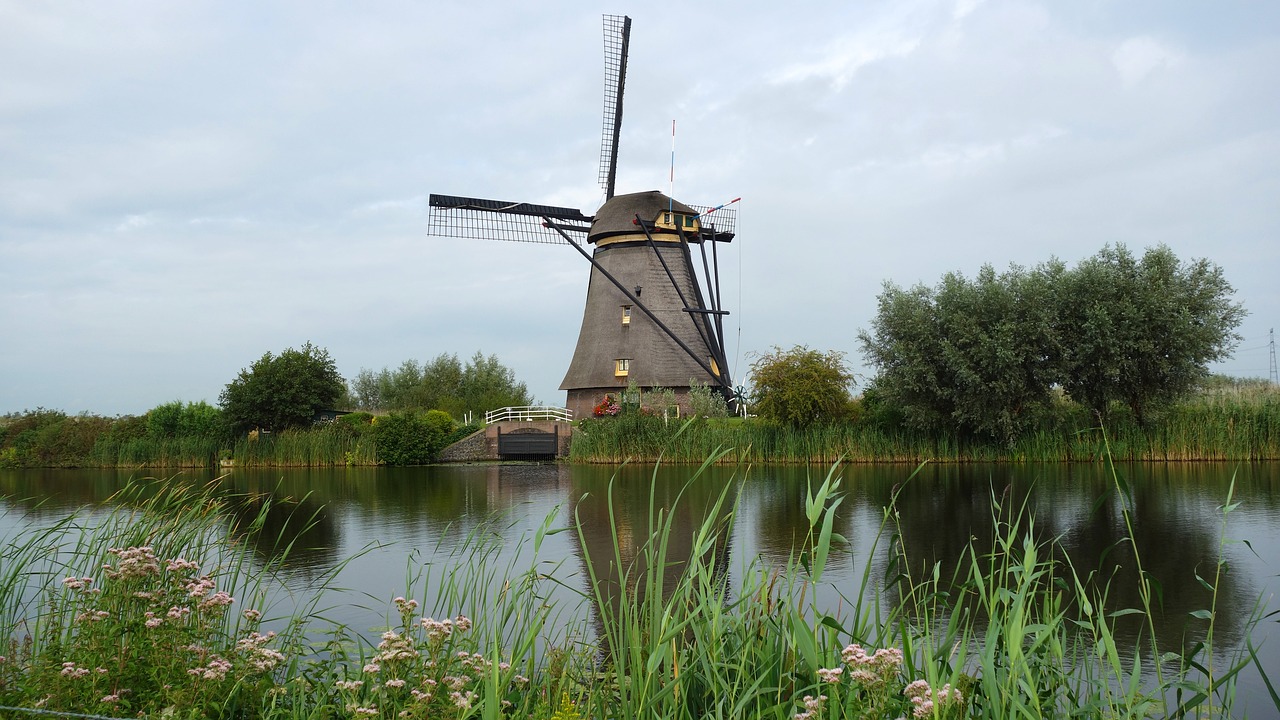 Image - wind mill mill kinderdijk