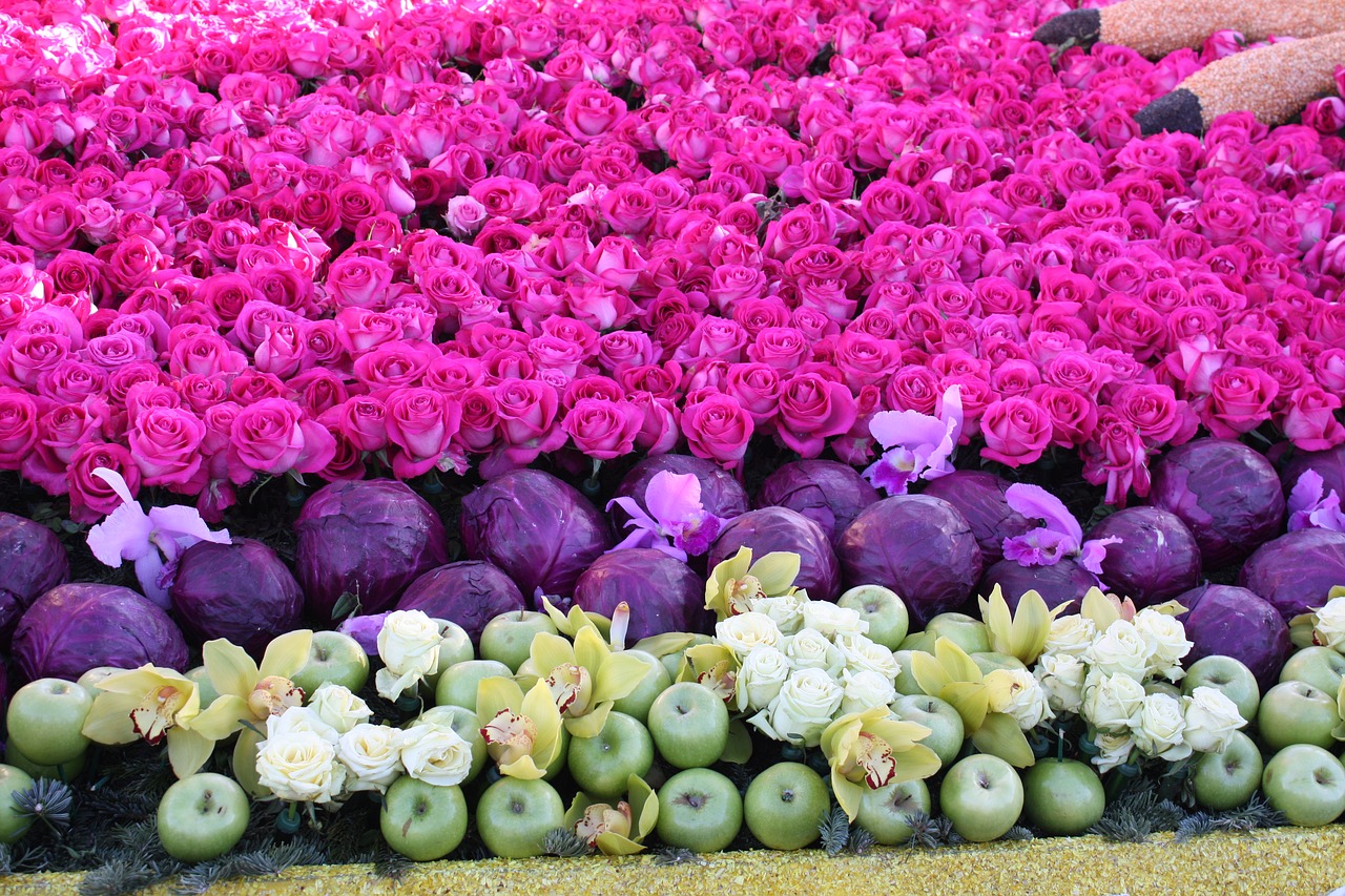 Image - flowers floats rose parade