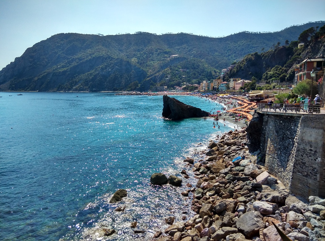 Image - cinque terre liguria sea sun italy