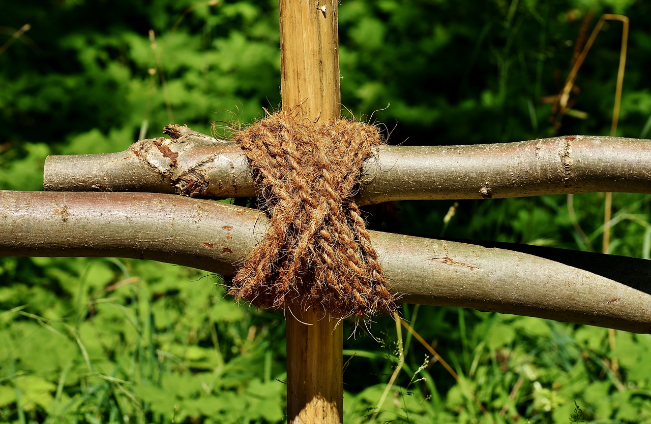 Image - fence aesthetic knot rope