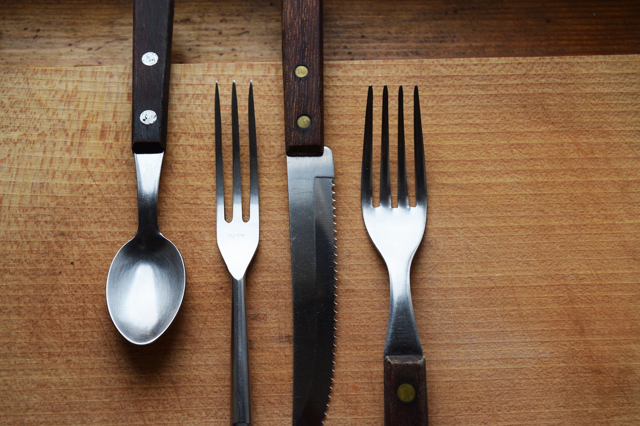 Image - spoon fork knife kitchen cutlery