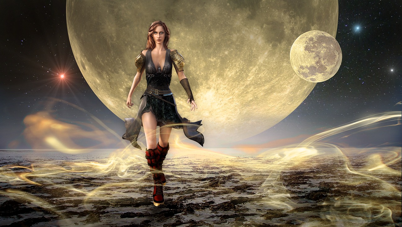 Image - fantasy moon mystical fairy tales