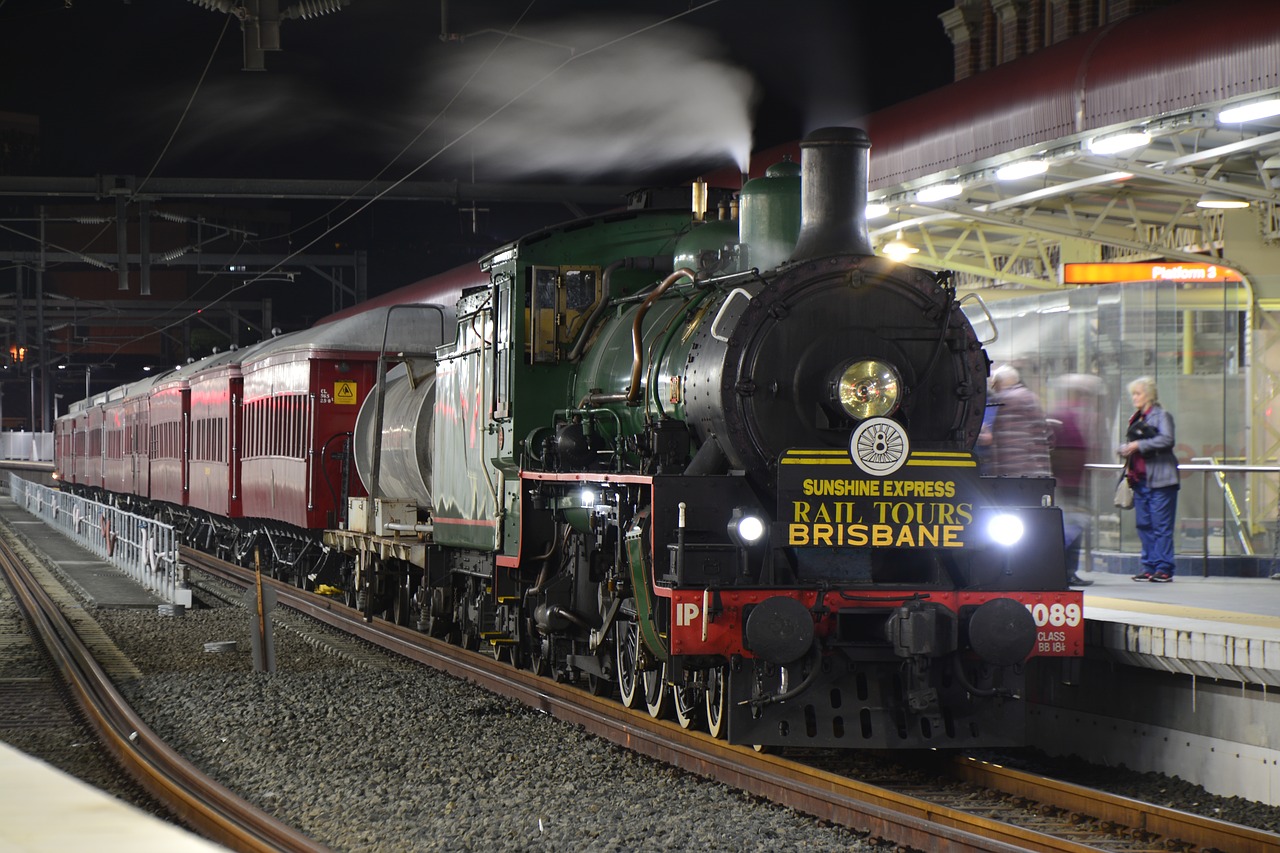 Image - brisbane train steam travel