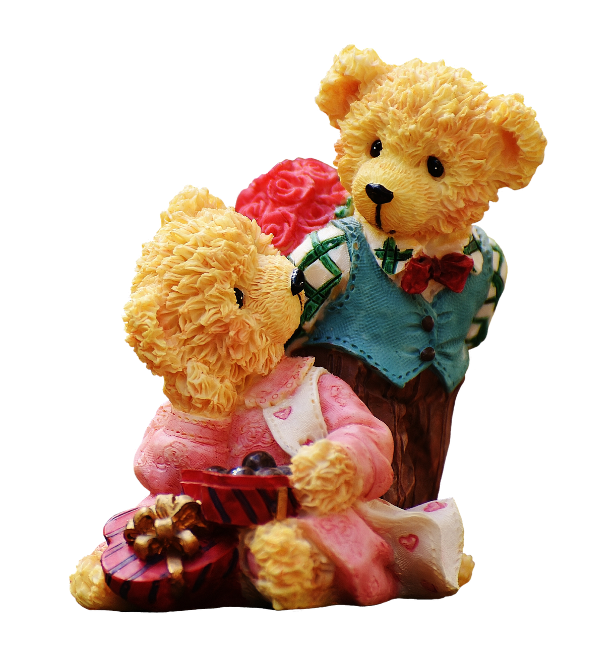 Image - bear figure art stone deco