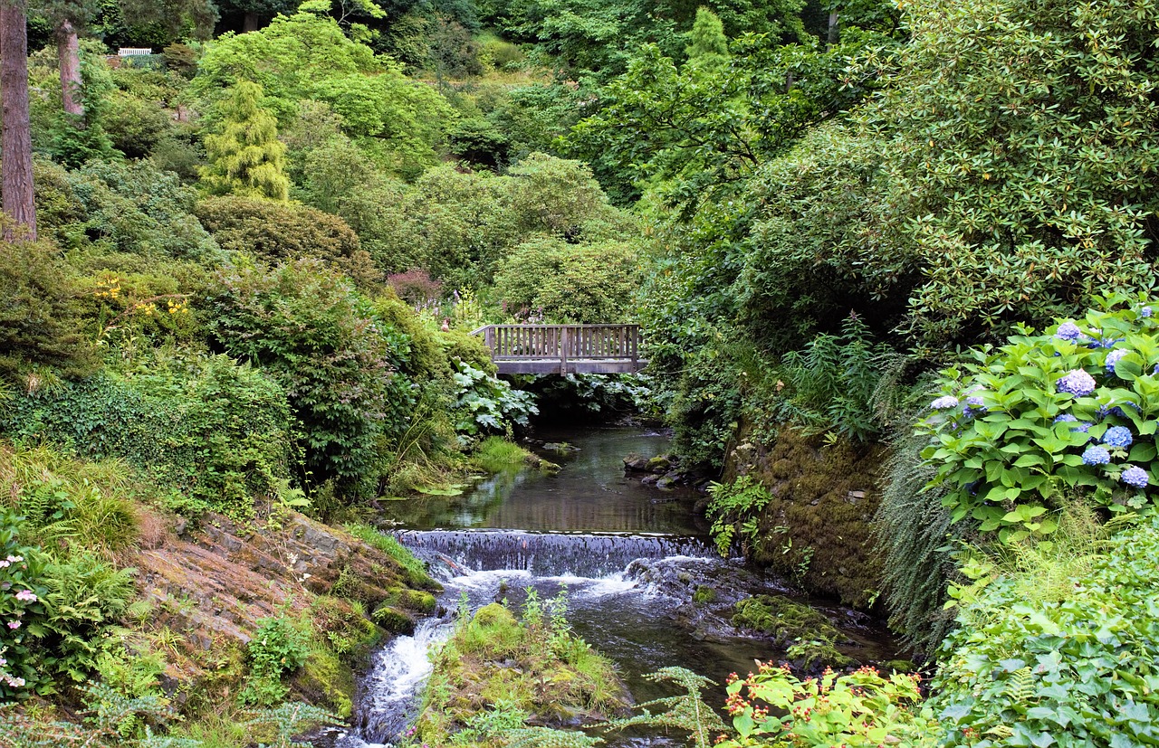 Image - bridge gardens wales water