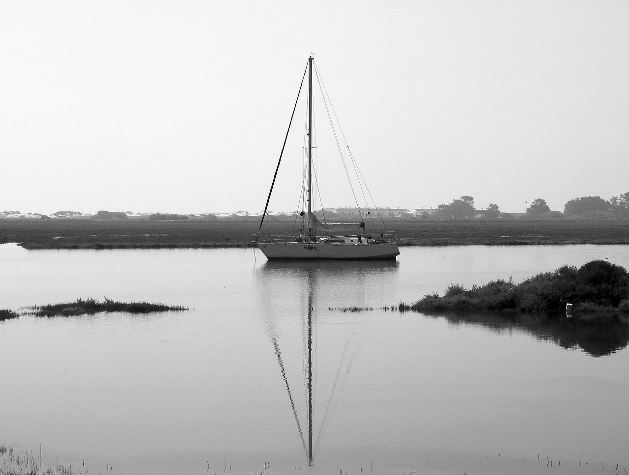 Image - river seariver sailing boat