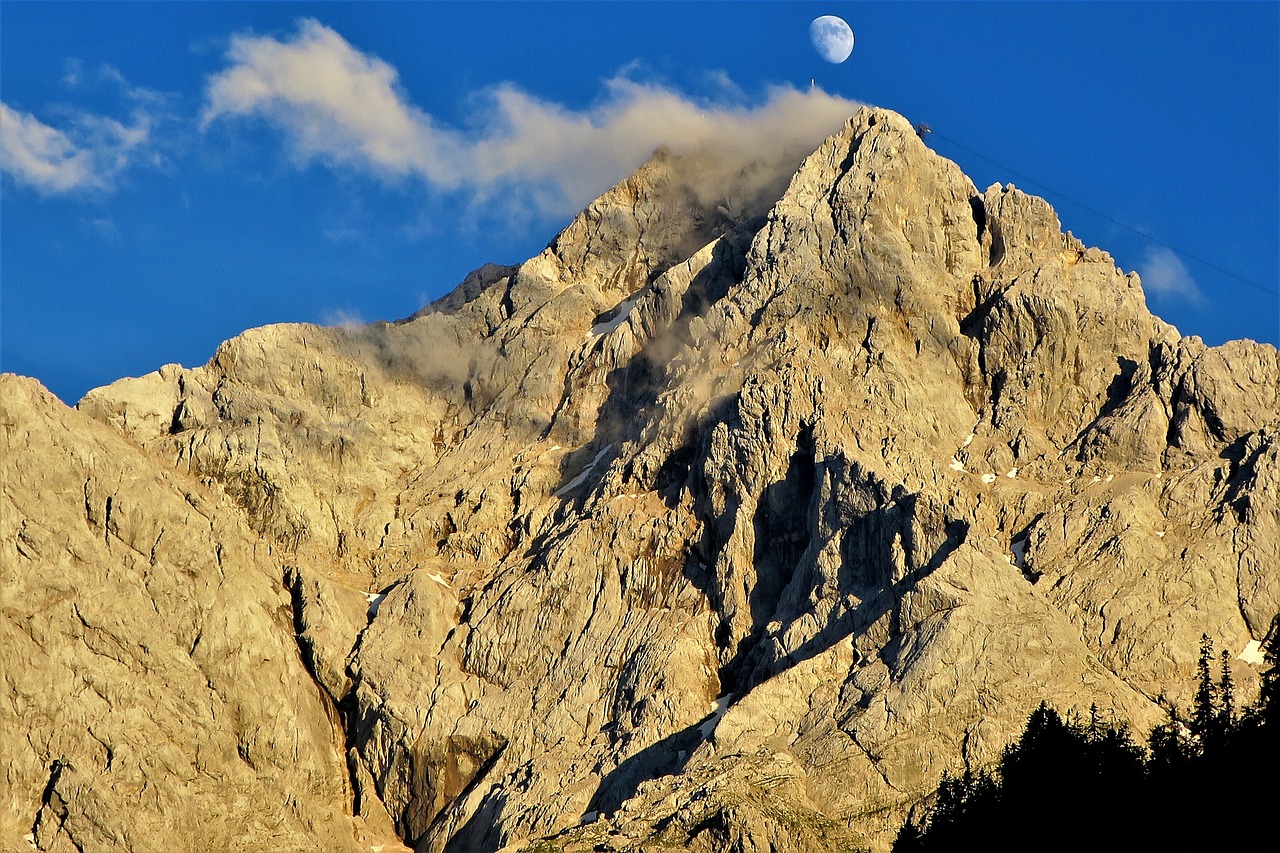 Image - mountain zugspitze weather stone