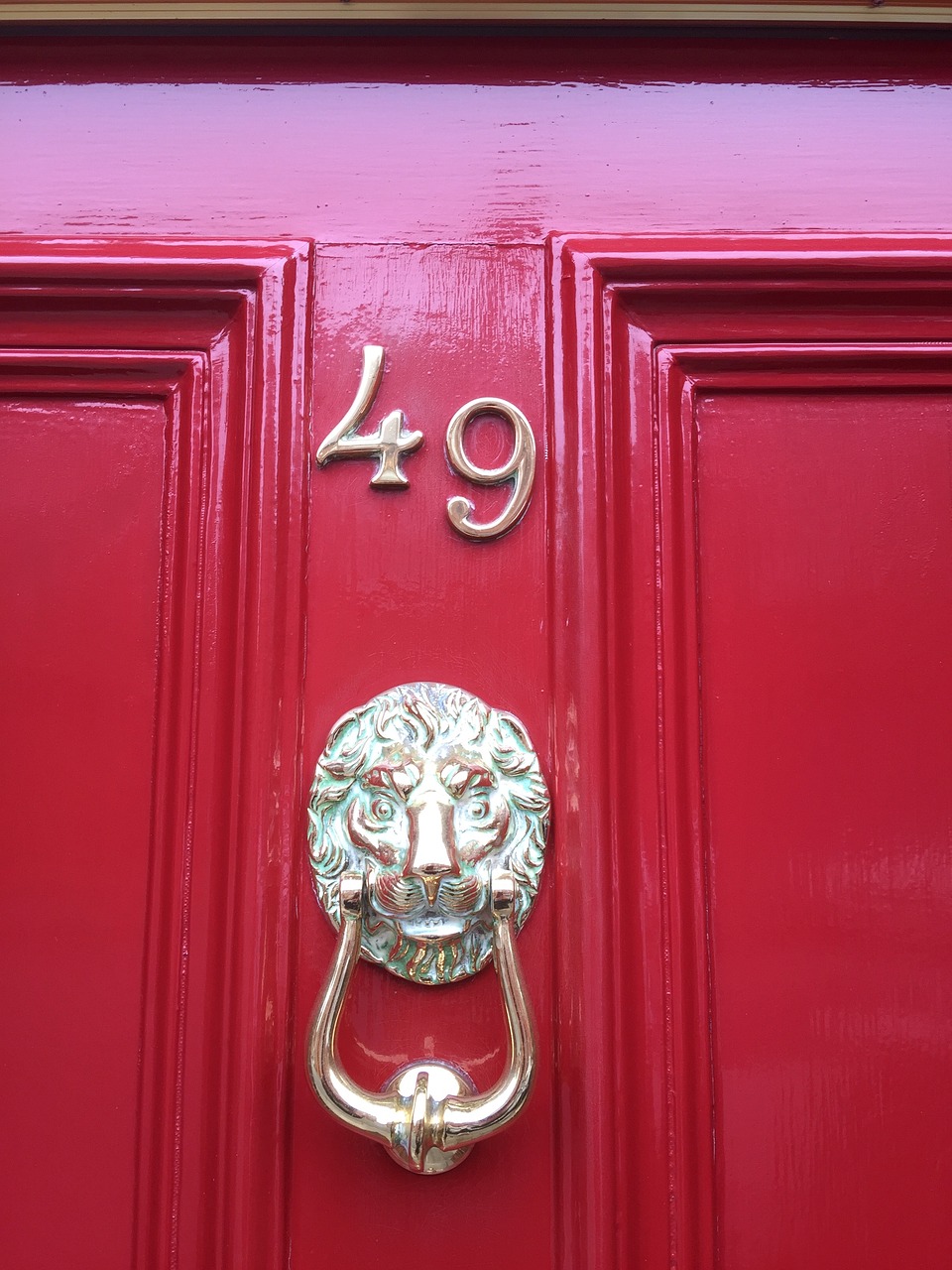 Image - dublin ireland front door colorful