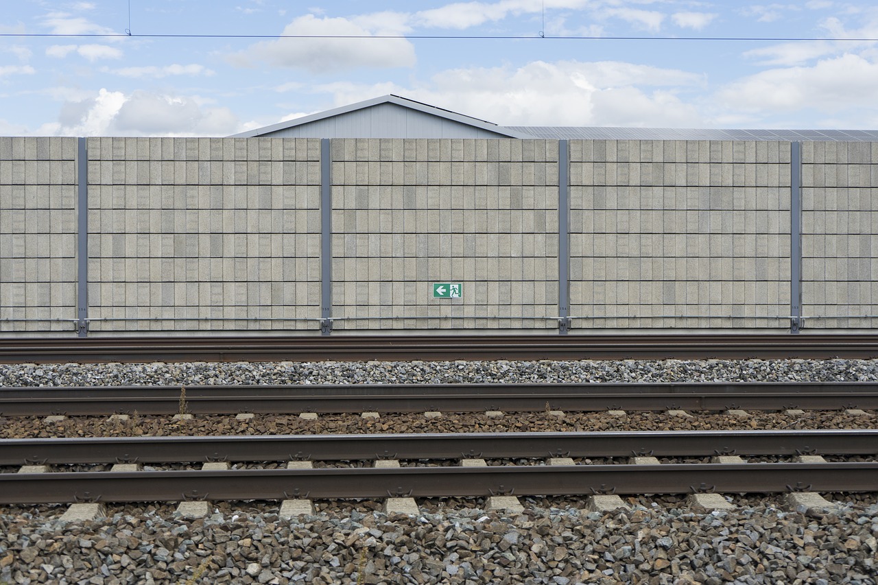 Image - emergency exit railway tracks seemed