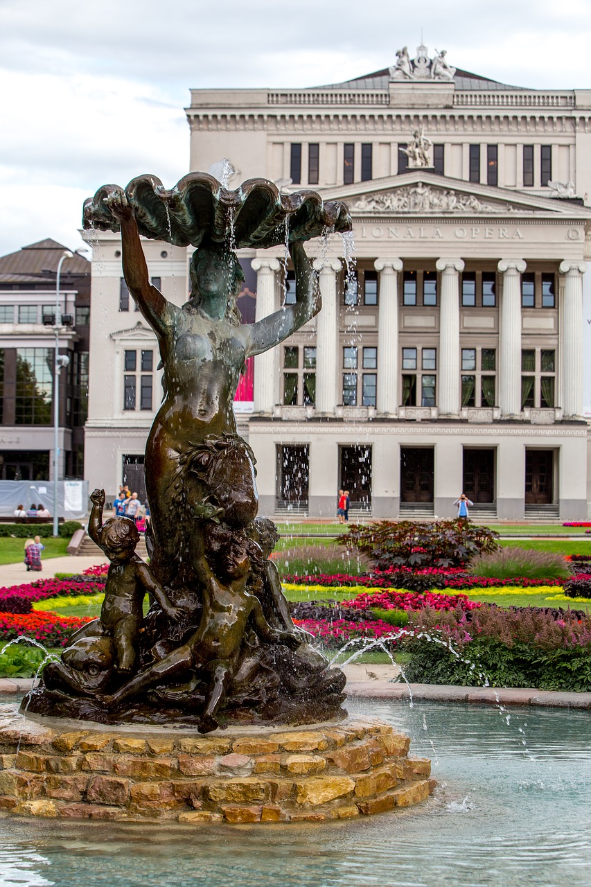 Image - riga riga opera riga nymph fountain