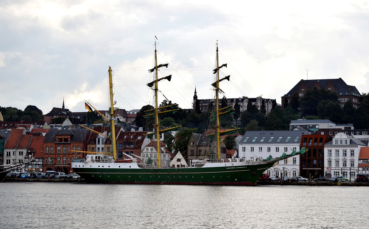 Image - port ship water coast three masted