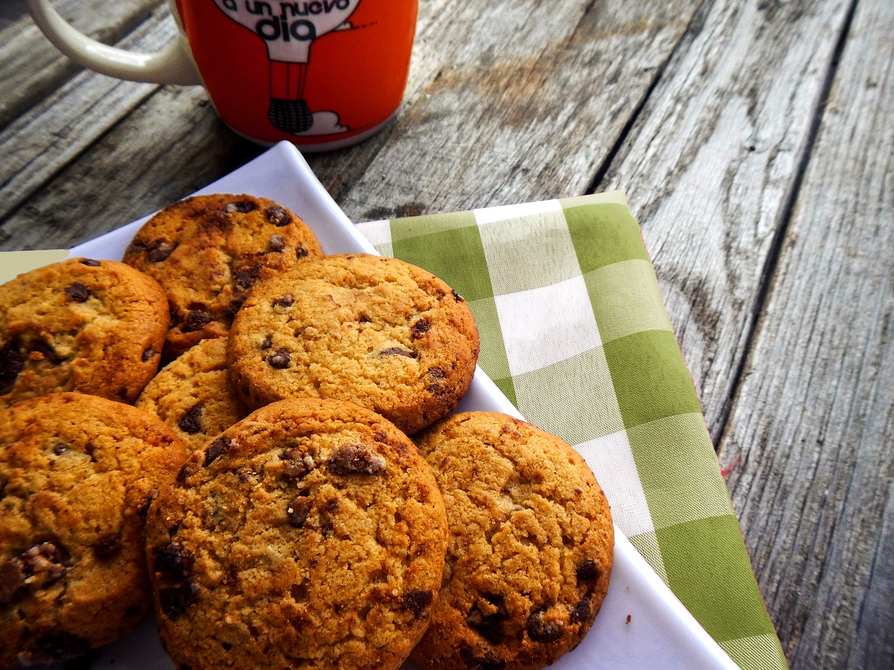 Image - cookies coffee rest picnic