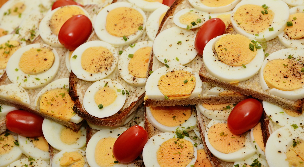 Image - egg sandwich egg bread yolk