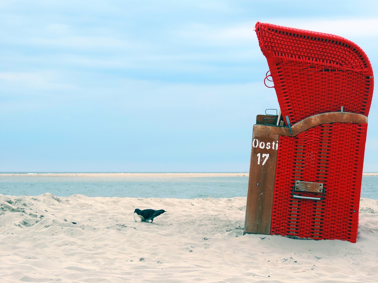 Image - beach chair sand beach sea holiday