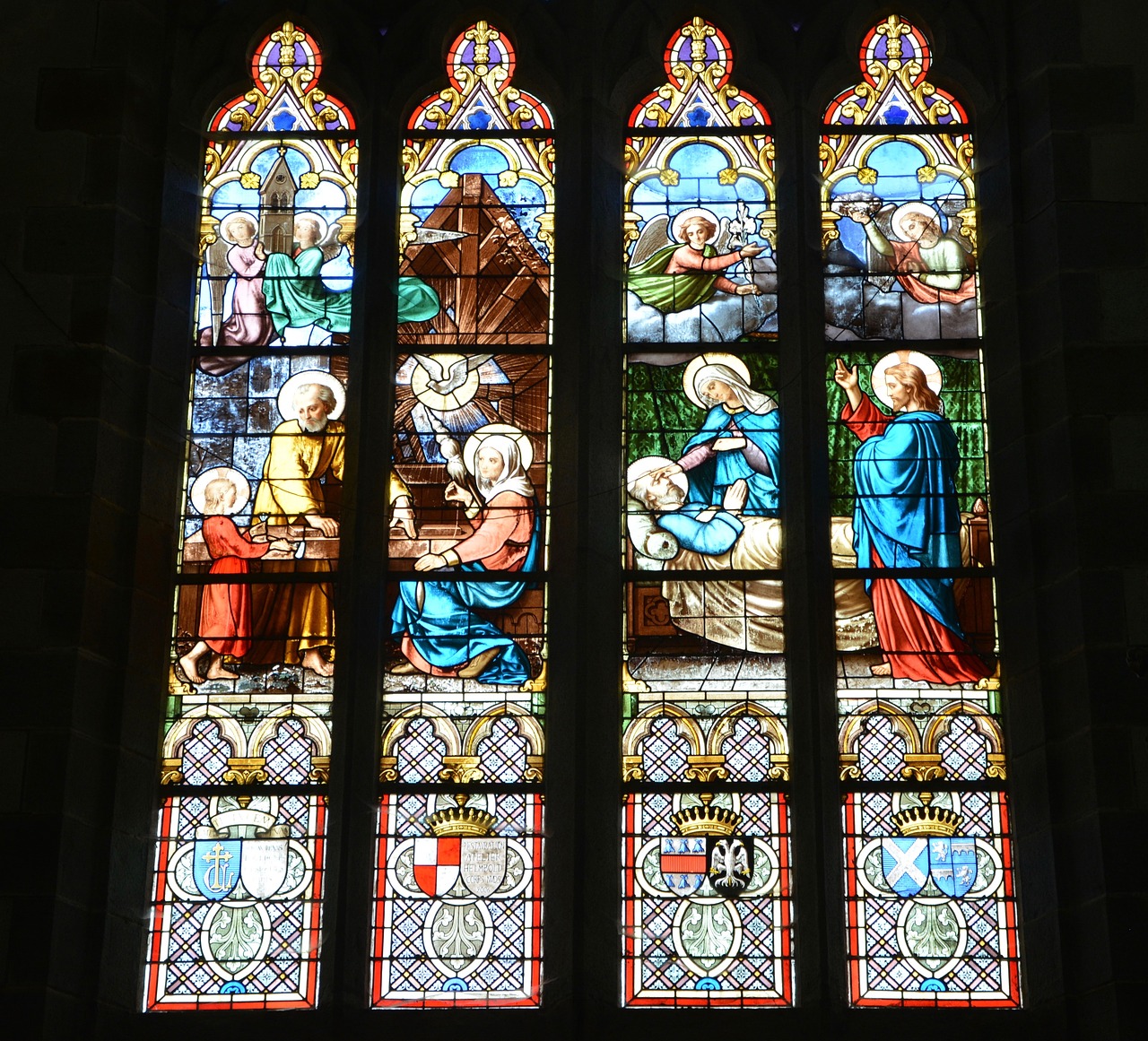 Image - stained glass windows church