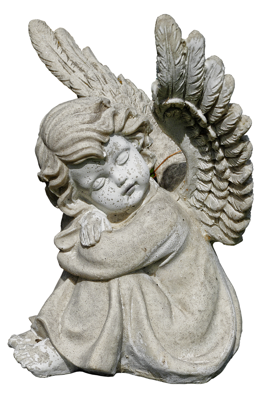 Image - figure angel cherub sitting