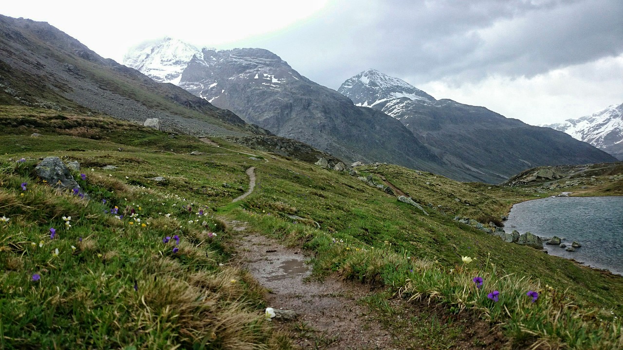 Image - the path hiking cloudy nature