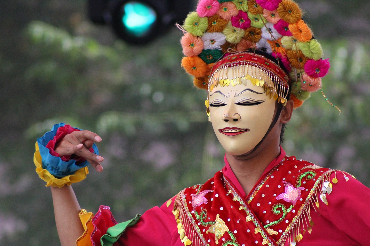 Image - folklore mask dancer