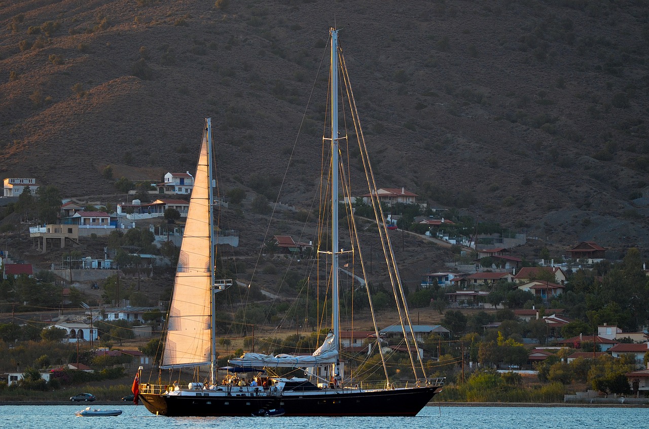 Image - greece aliki scenery sea port