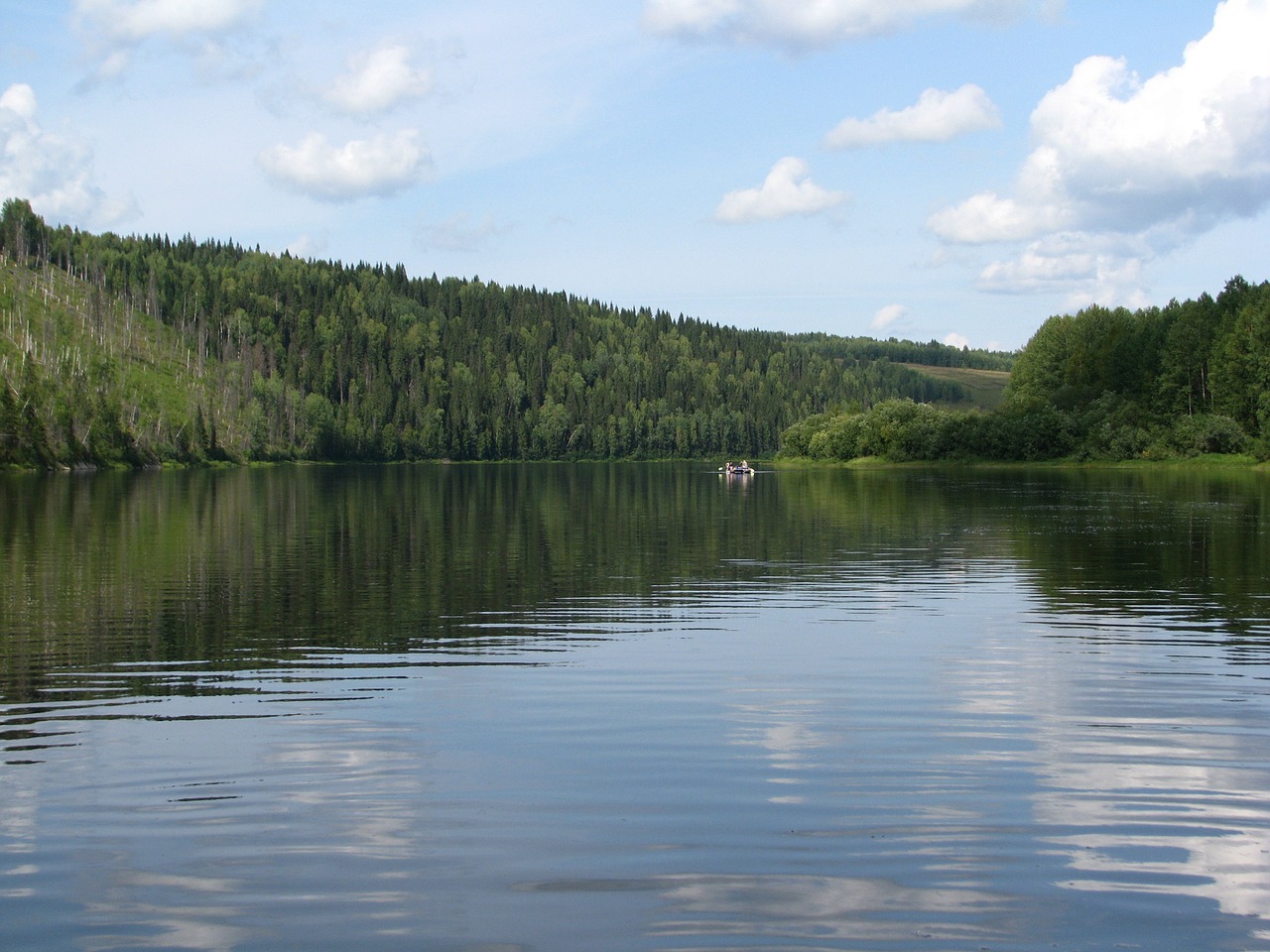 Image - the vishera river perm krai sky