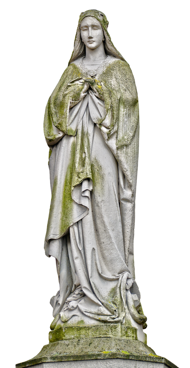 Image - sculpture statue female maria