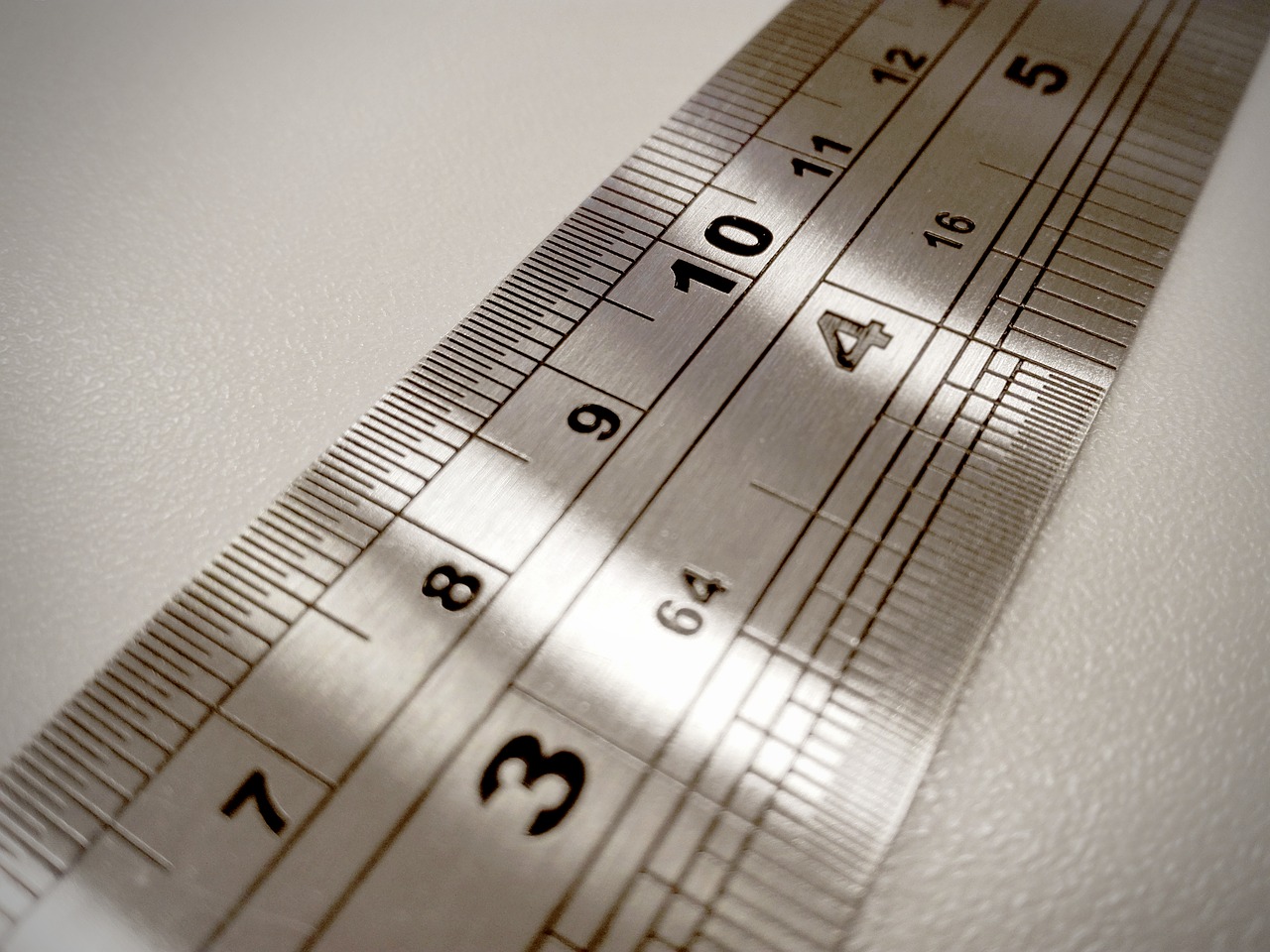 Image - metal ruler metal measures flexible