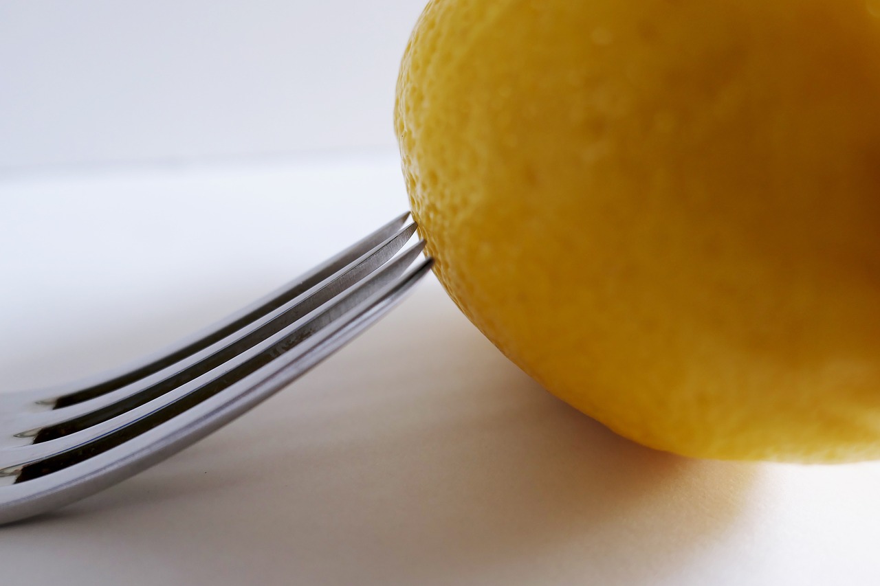 Image - lemon fork citrus cutlery