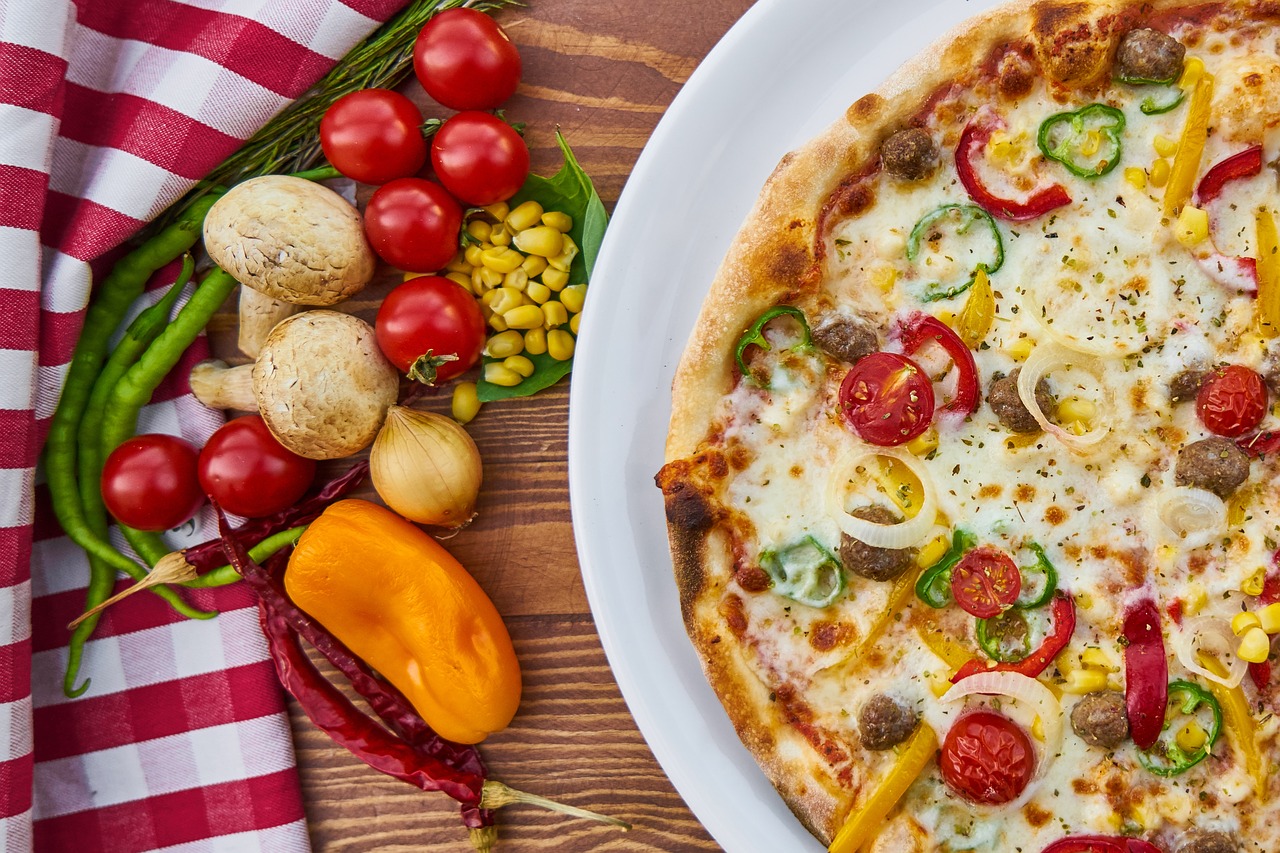 Image - pizza tomato dough food macro