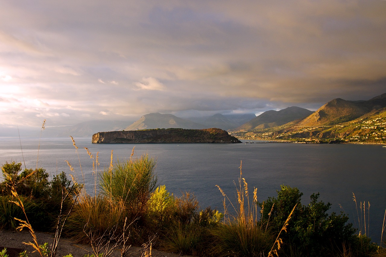 Image - sunset noon island dino