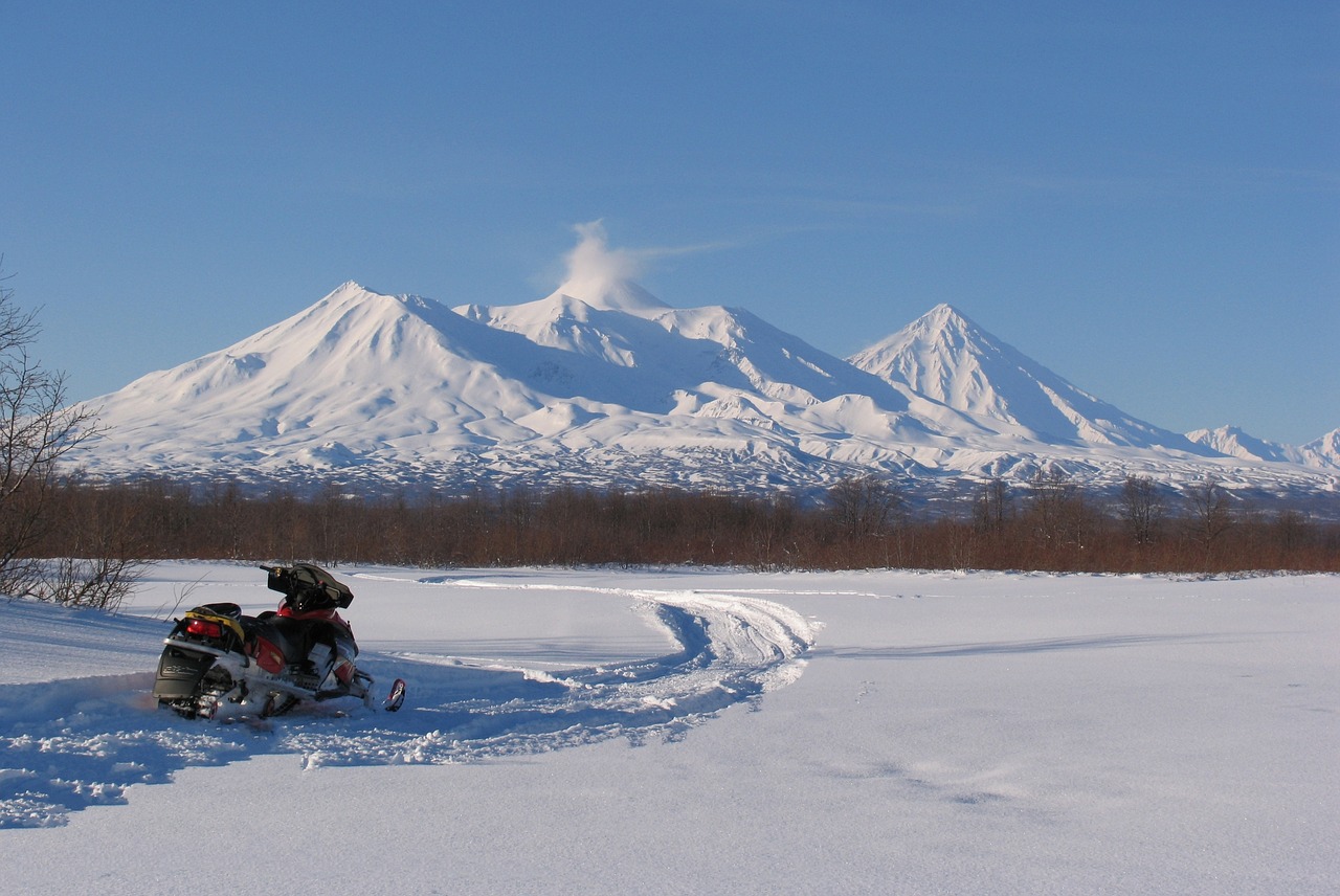 Image - volcanoes mountains winter snow