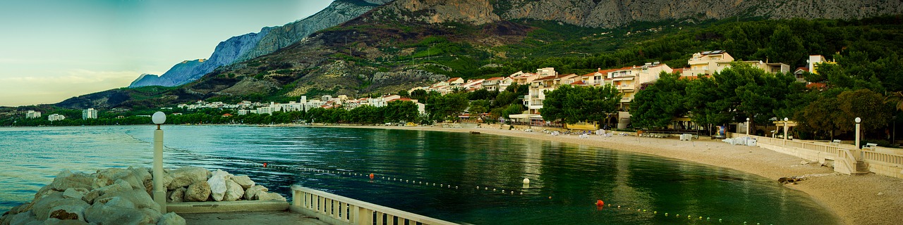 Image - panorama the coast croatia sea