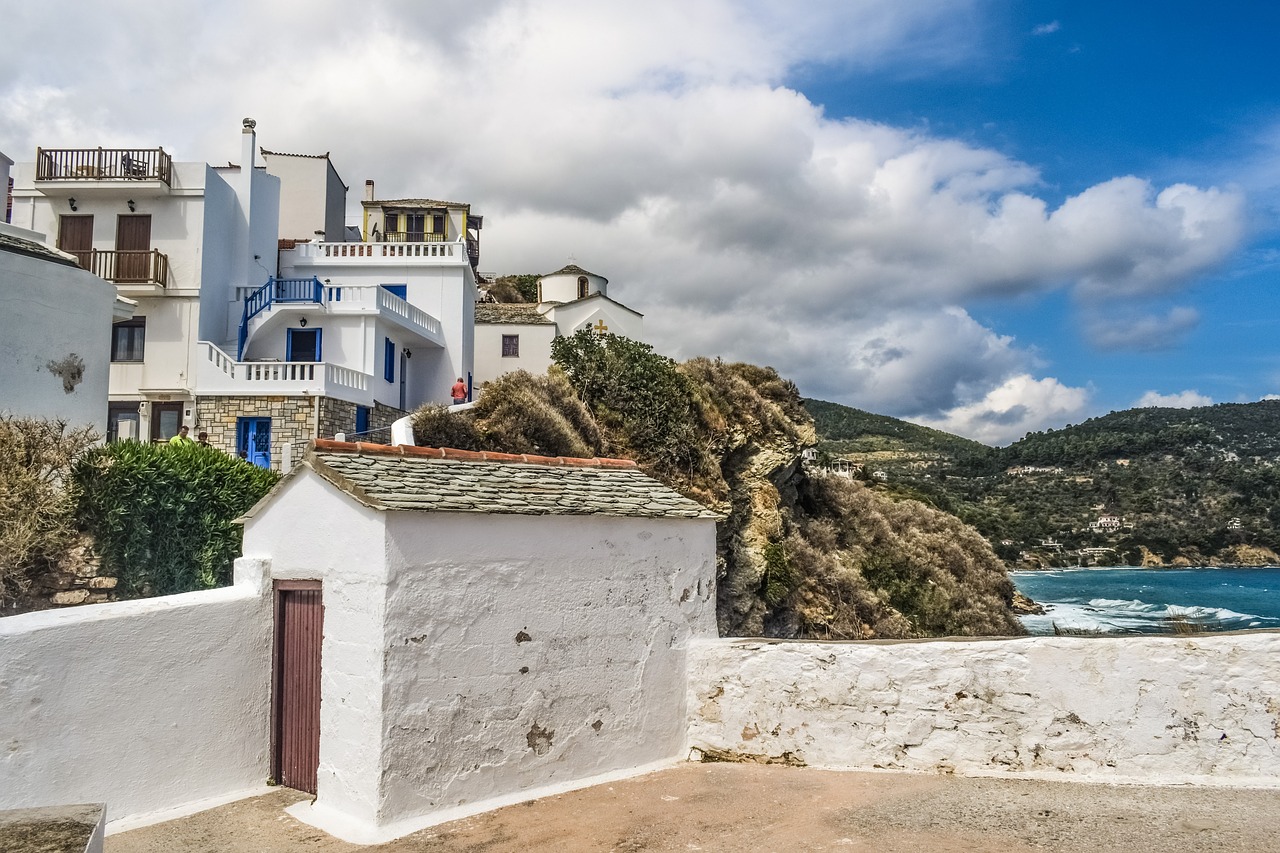 Image - greece skopelos chora island greek