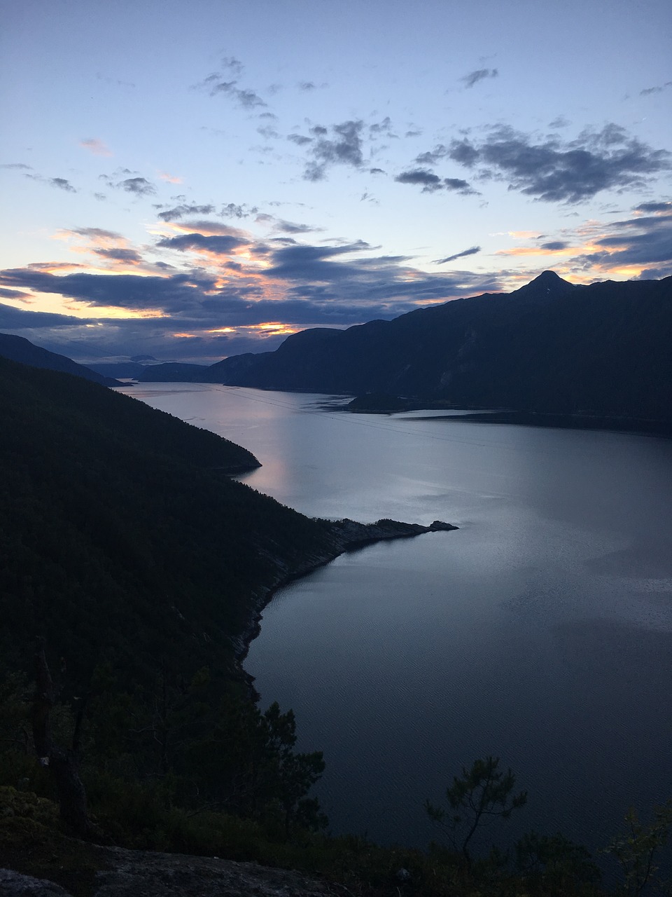 Image - norway fjord sunndalen sunset