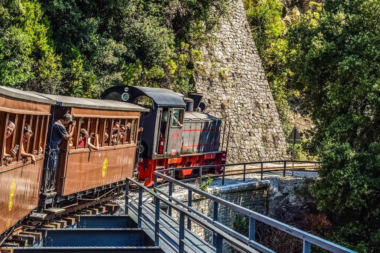 Image - greece pelio train bridge tourism