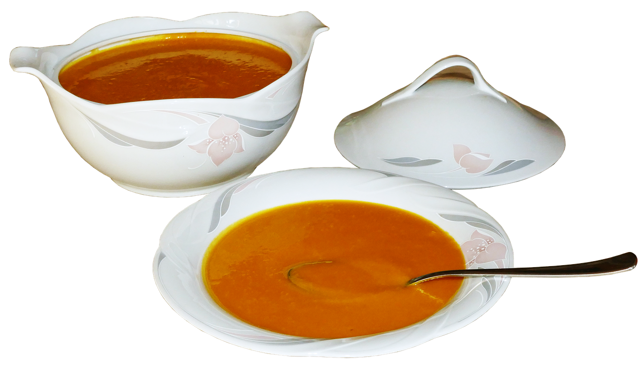 Image - pumpkin soup soup soup bowls tureen